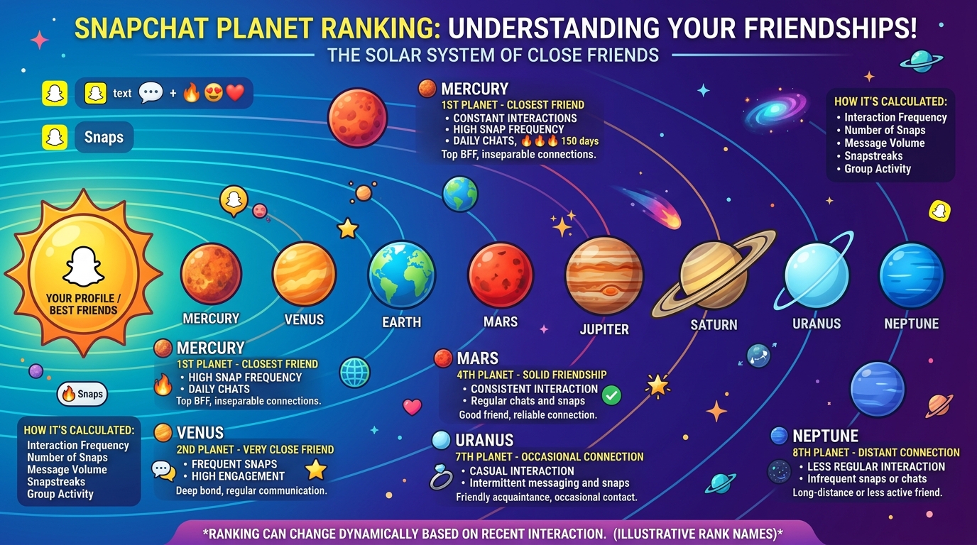 Snapchat Planet Ranking