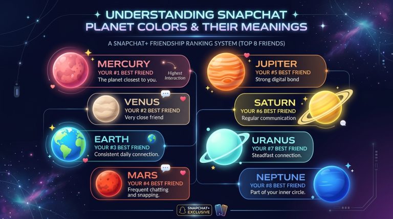 Snapchat Planet Colors and Their Meanings